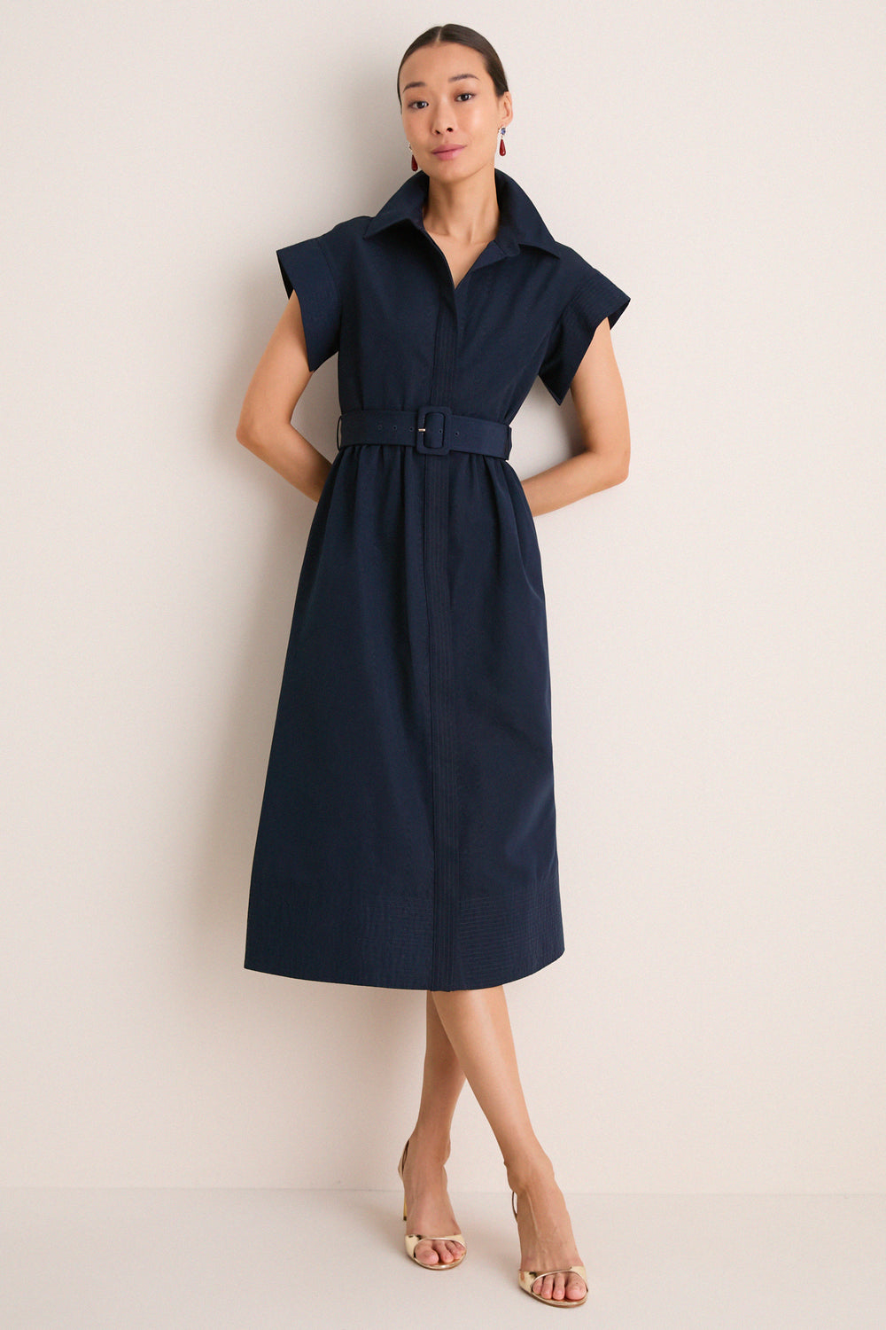 navy blue dress simple Navy Blue Spaghetti Straps V-neck Backless A-line Simple Homecoming  Dresses, MH258