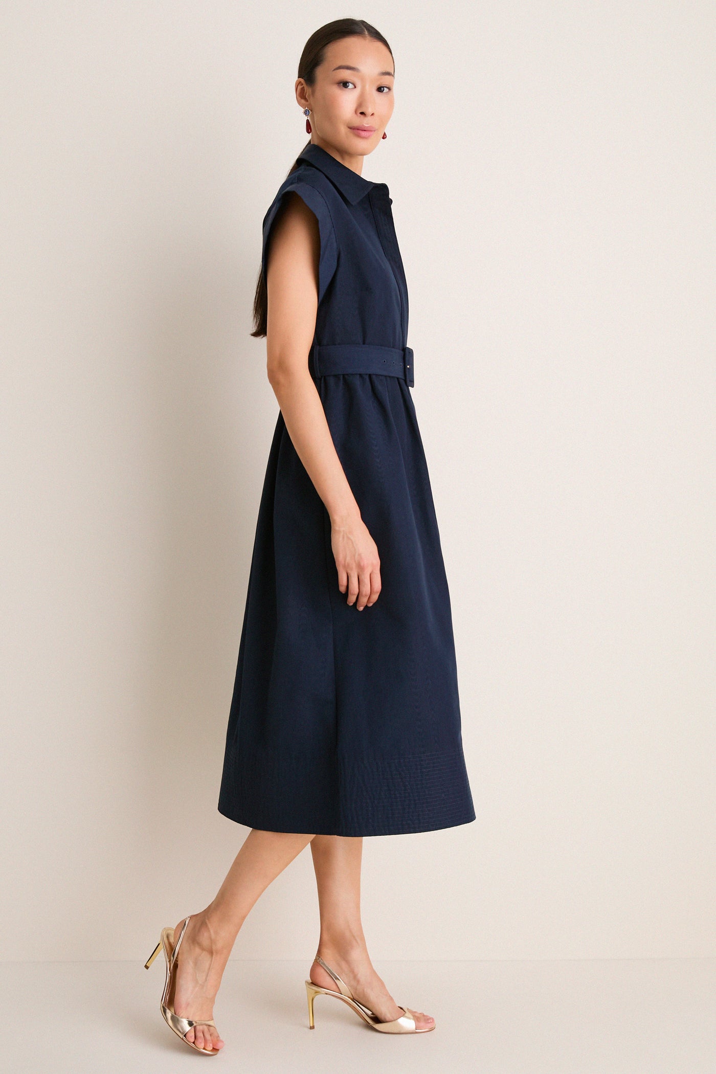 navy blue toile tate dress Navy Blue Toile Tate Dress by Tuckernuck