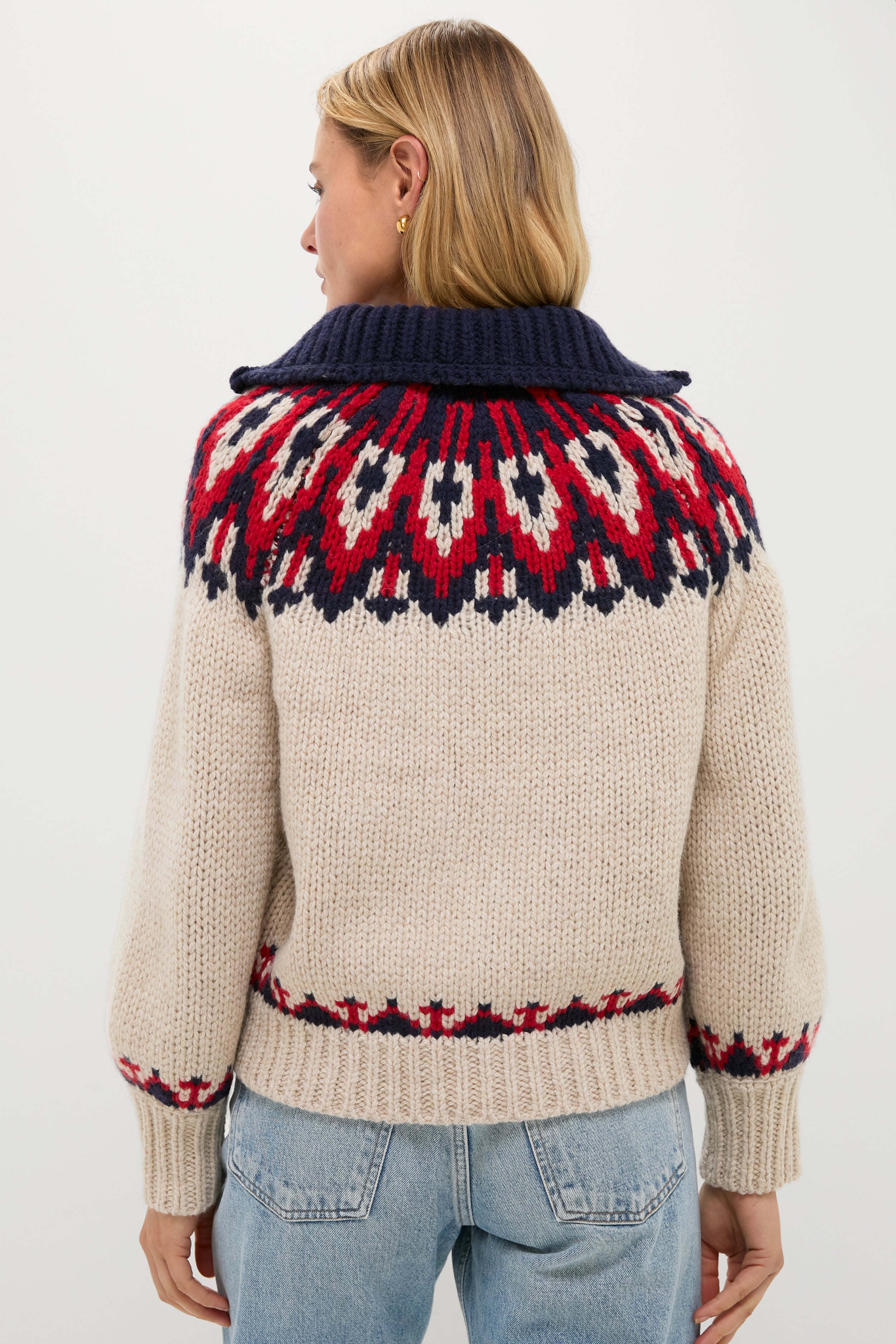 Glacier Fair Isle The Nordic Sweater | THE GREAT. Outdoors