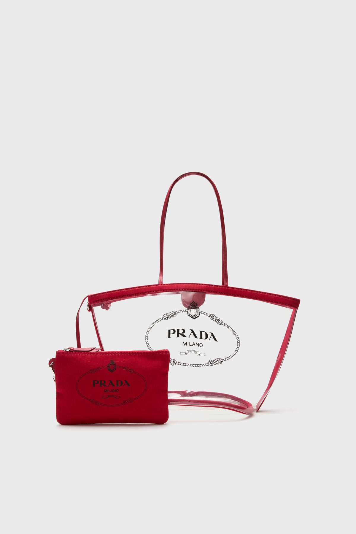 PRADA Canapa Plex Tote Bag