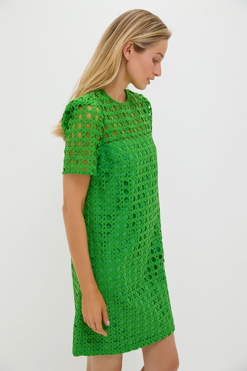 Green Cane Lace Janelle Dress