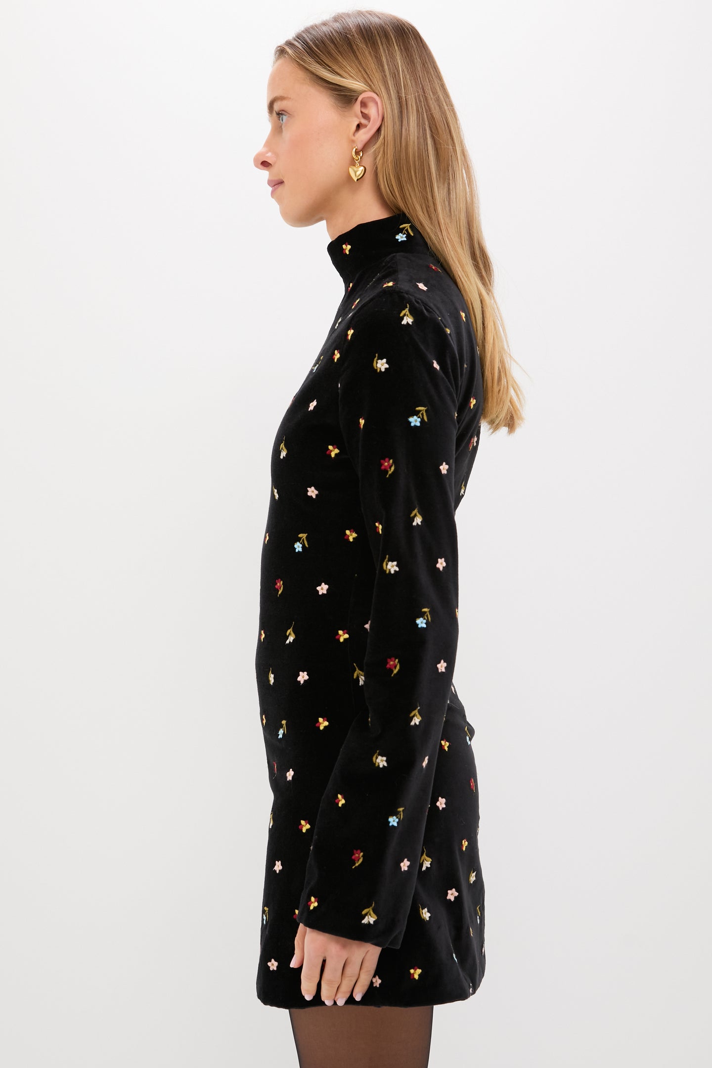 Black Onyx Romy Bouquet Dress