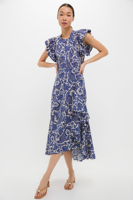 Ocean Sienna Flutter Sleeve Top