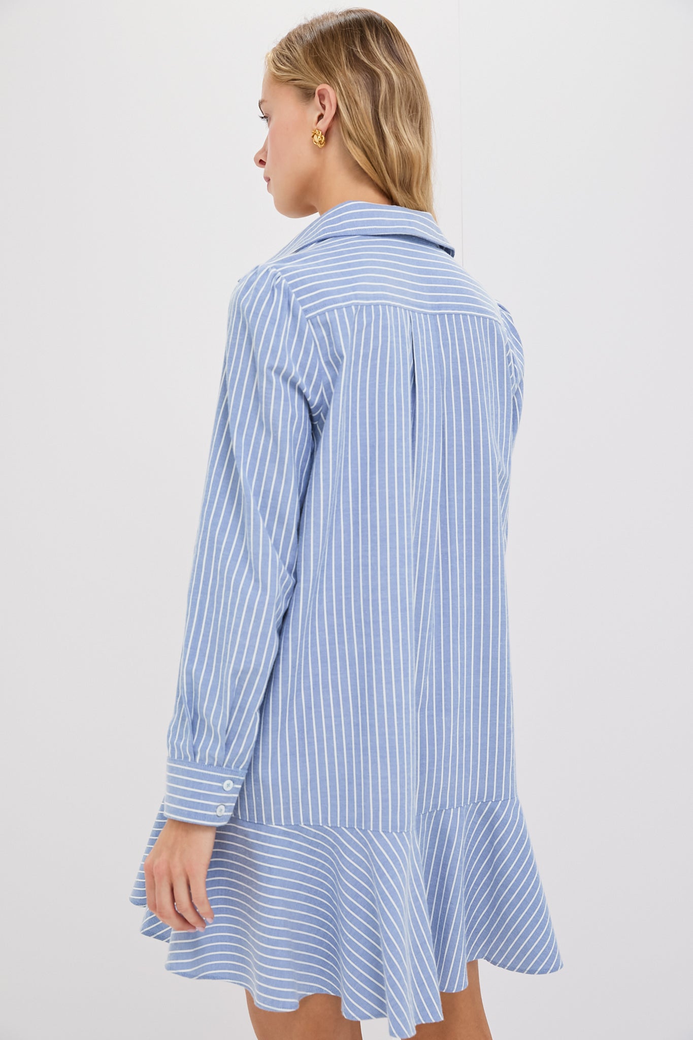 Blue Stripe Callahan Shirt Dress