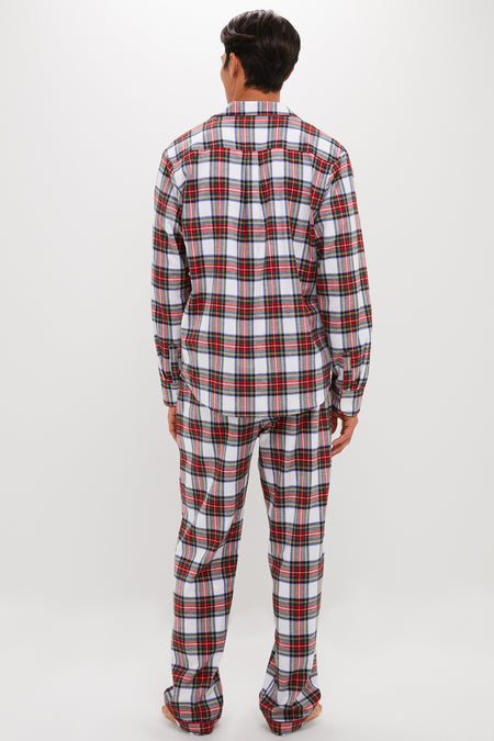 Mens Balmoral Tartan Pajama Set