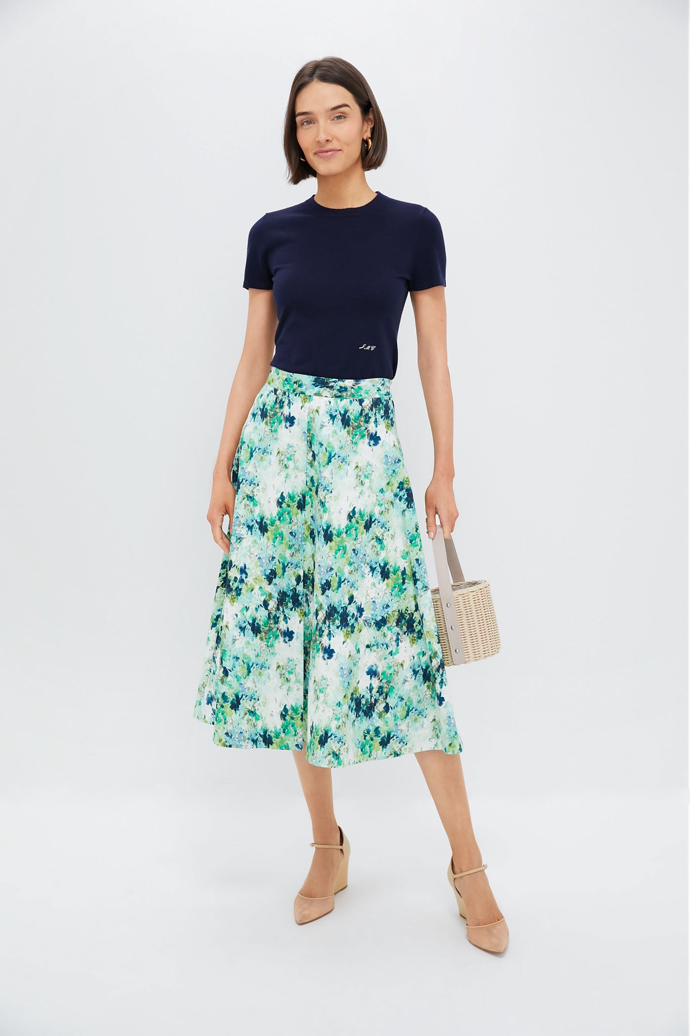 Blush Mesh Darcy Wedges