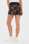 Baroque Floral Scallop Performance Jersey Marisa Short