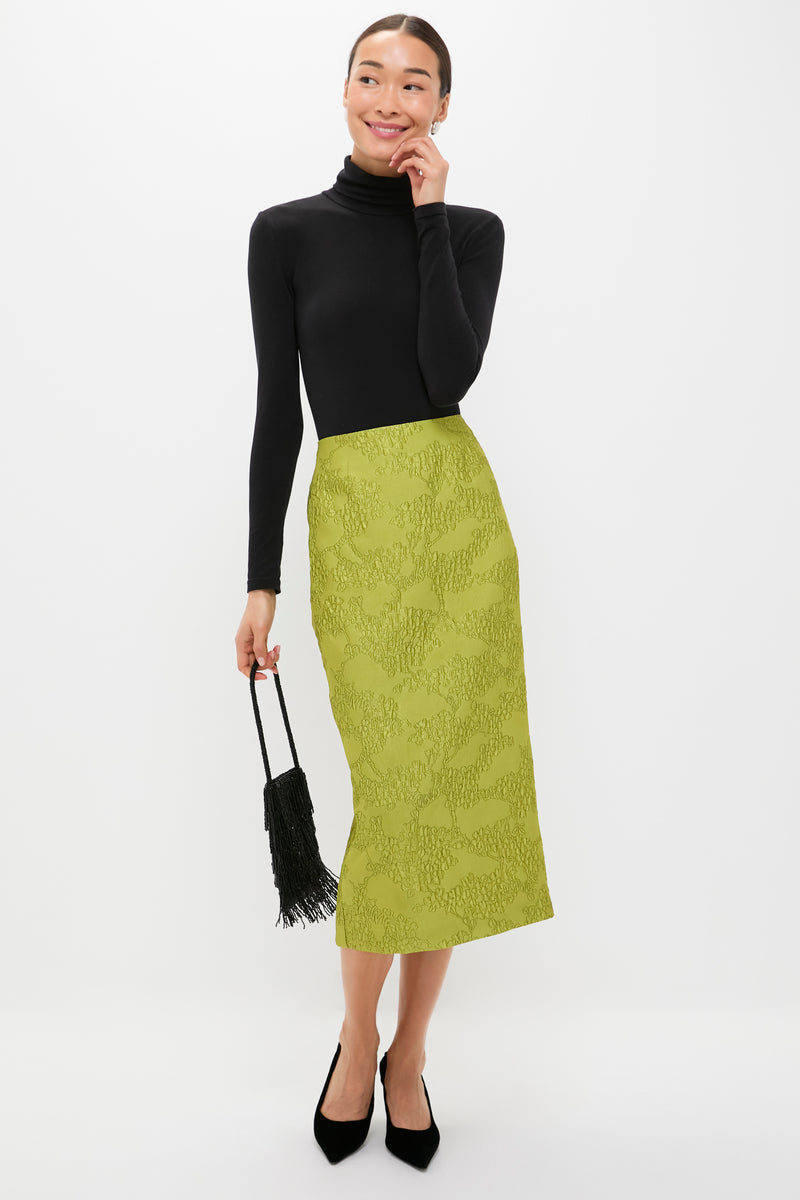Brocade Metallic Ellington Skirt
