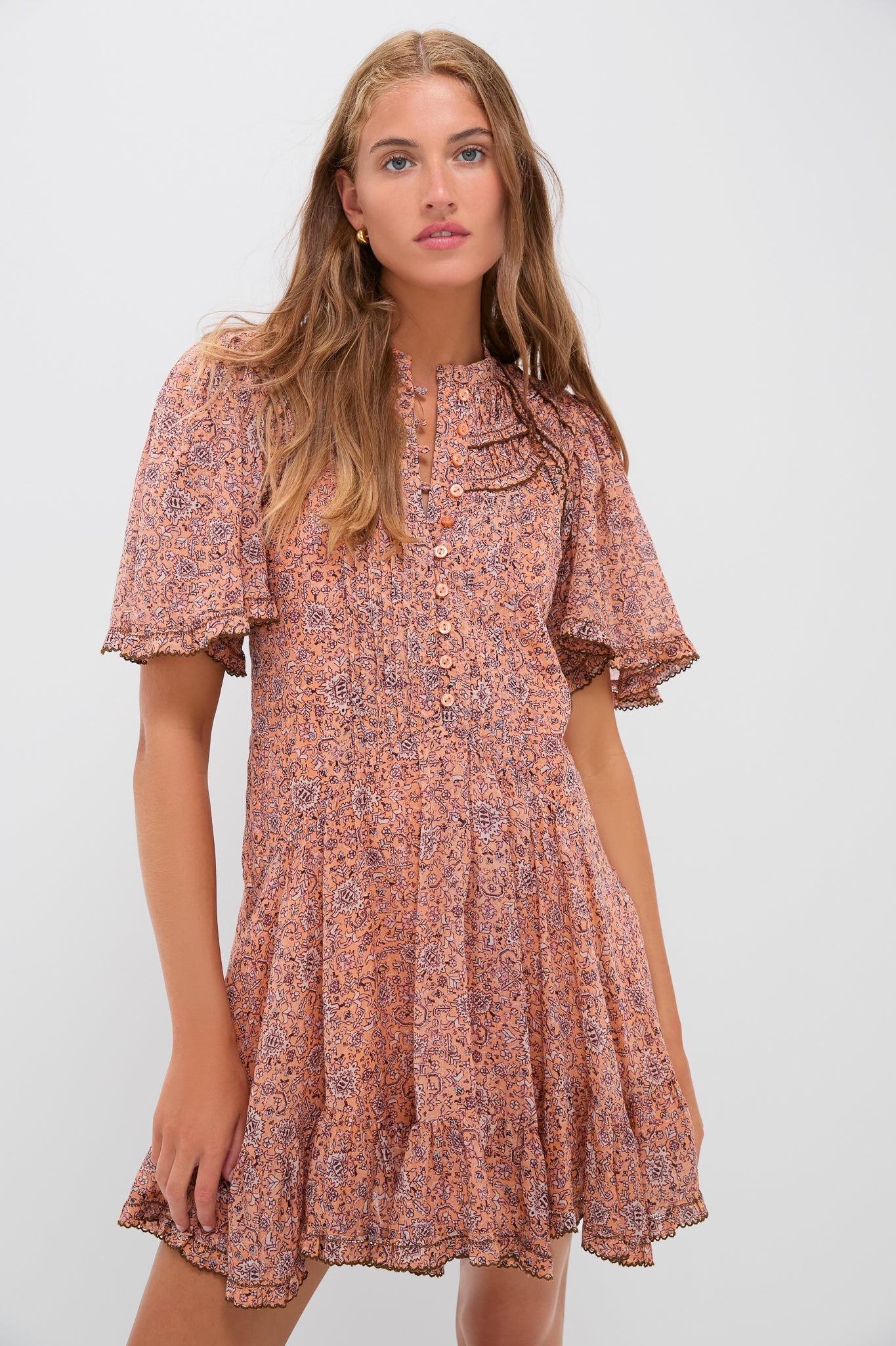 Rust Celyana Dress
