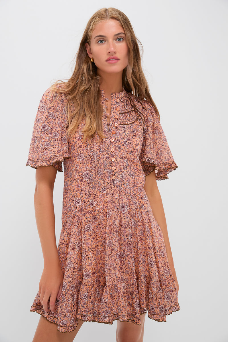 Rust Celyana Dress