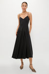 Polo Black Paneled Satin Dress