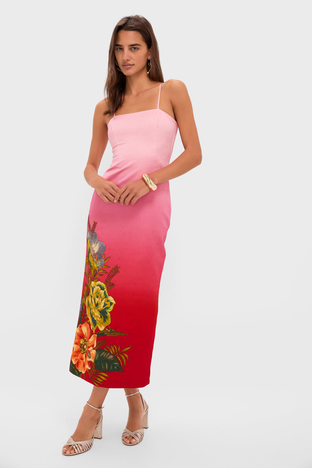 open lace back dress Pink Satin Mini Dress main image 1