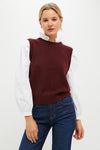Winetasting Ella Sweater Blouse