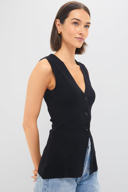 Black Marca Knit Top