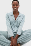 Lead and Ivory Gisele Long PJ Set