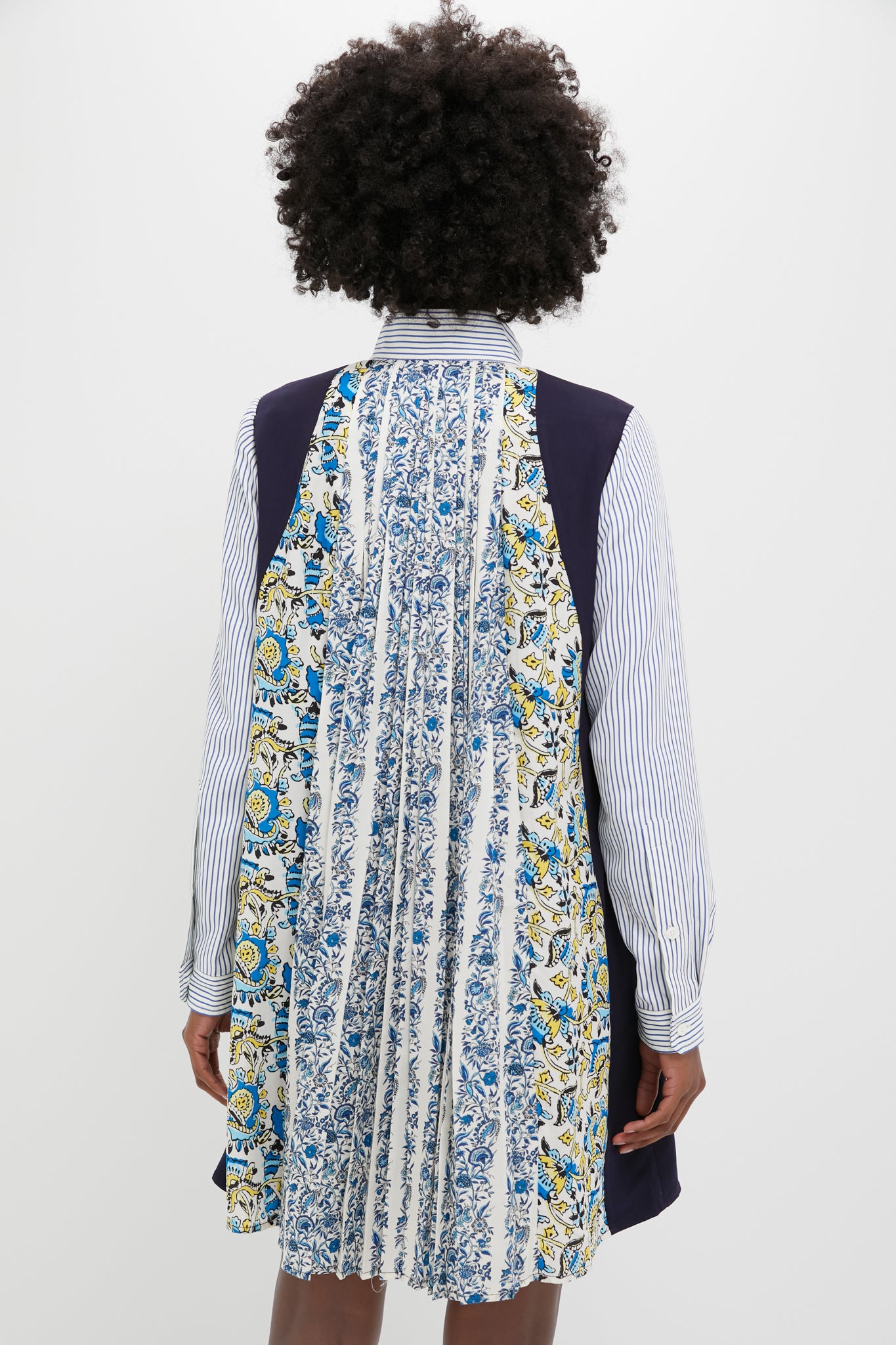 Goldenrod Chintz Stripe Benji Dress