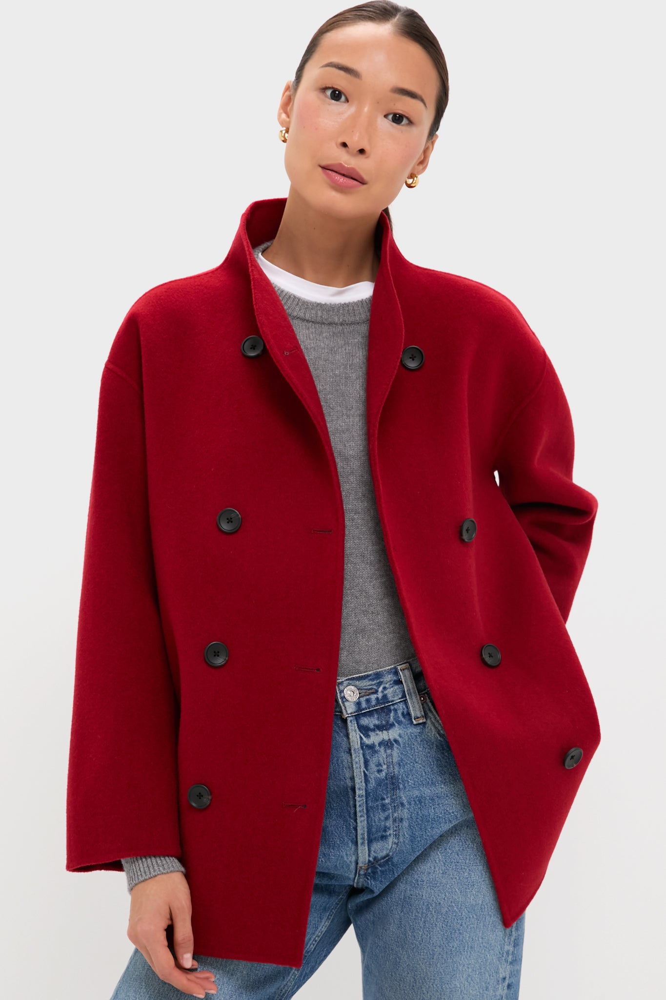 Red Sophia Coat