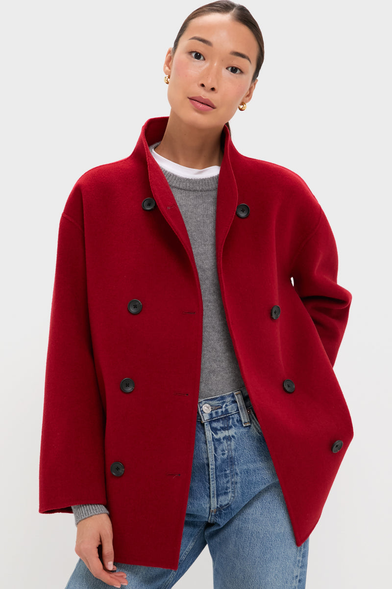 Red Sophia Coat