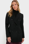 Black Sculpted Olivier Blazer