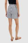 Navy and White Stripe Briggs Safari Short