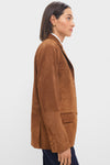Tan Natalie Suede Jacket