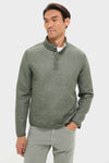Oatmeal Olive Corbet Reversible Pullover