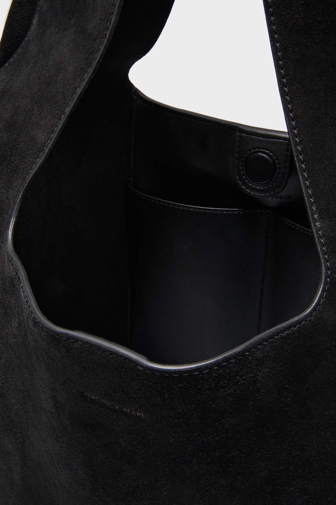 Black Suede Veronica Beard Sling Bag