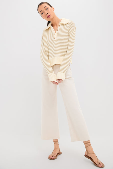 Striped Doro Henley Sweater