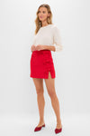 Red Bows Rochelle Mini Skirt