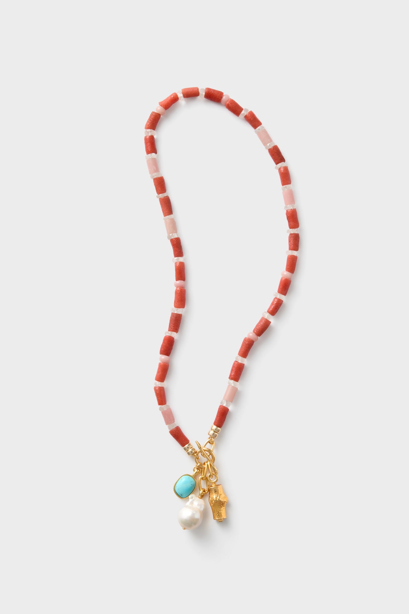 Multi Red Sea Necklace Lizzie Fortunato Multi Red Sea Necklace Lizzie Fortunato