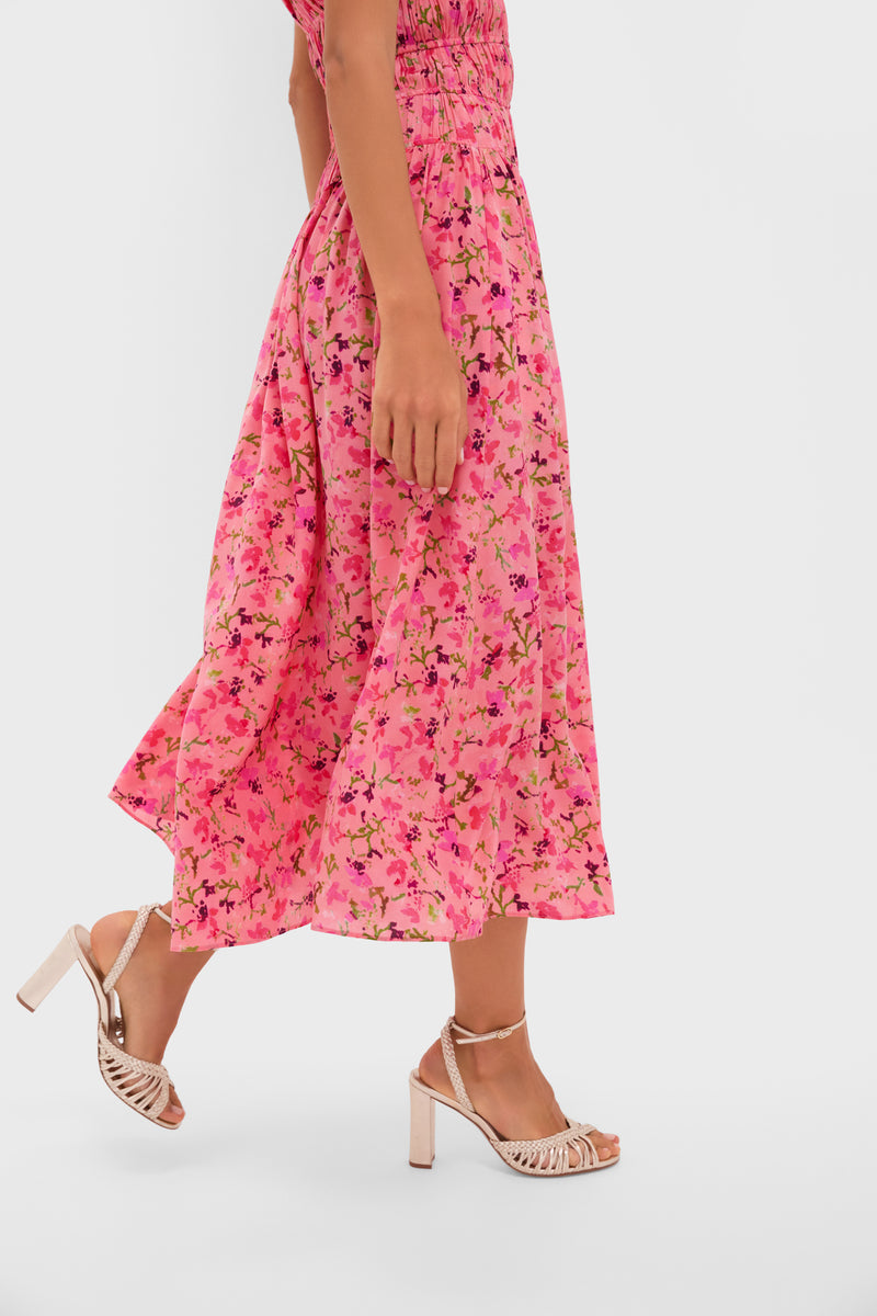 Peony Sylvie Sleeveless V-Neck Midi Dress