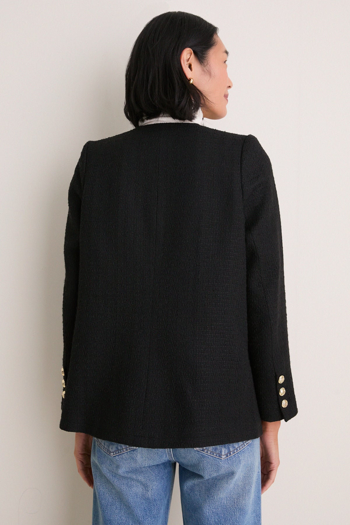 Black Tweed Jennings Jacket