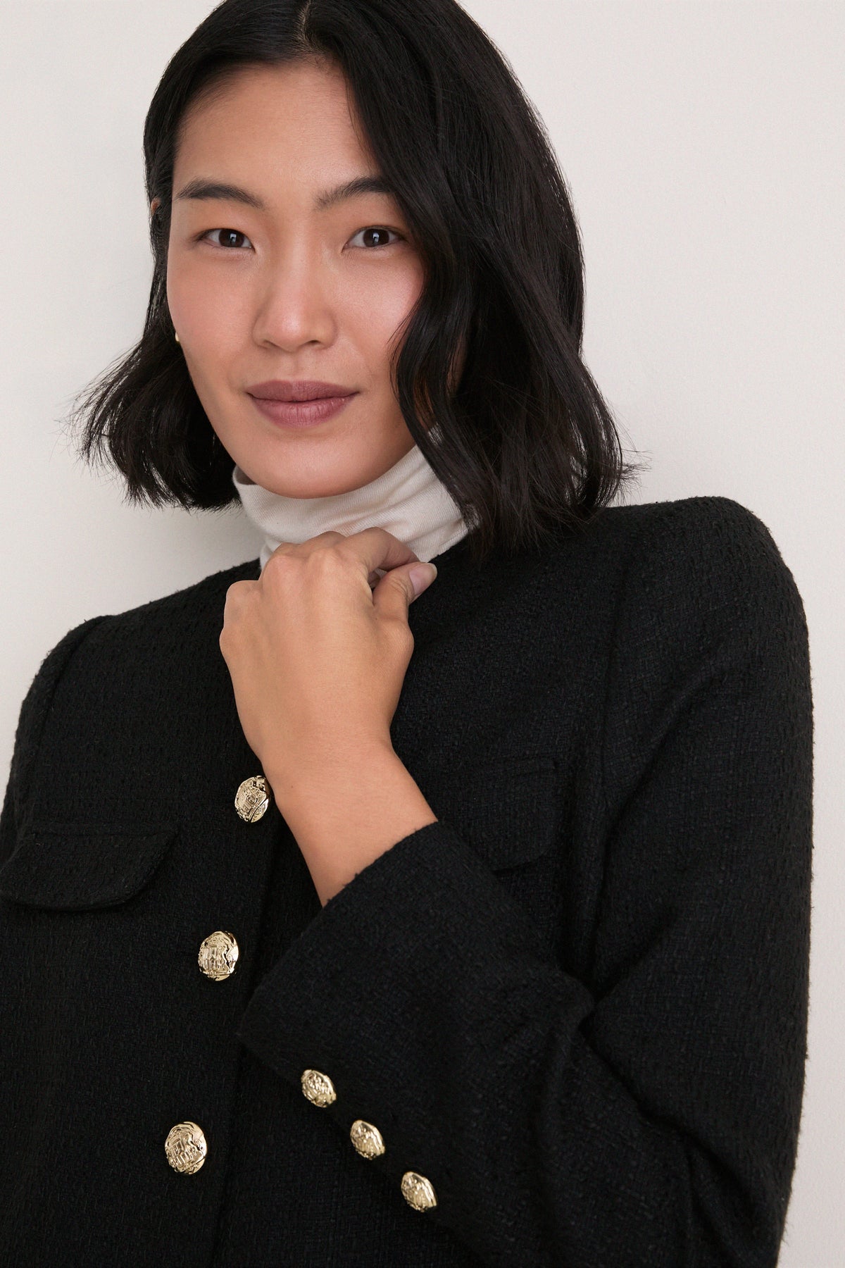 Black Tweed Jennings Jacket