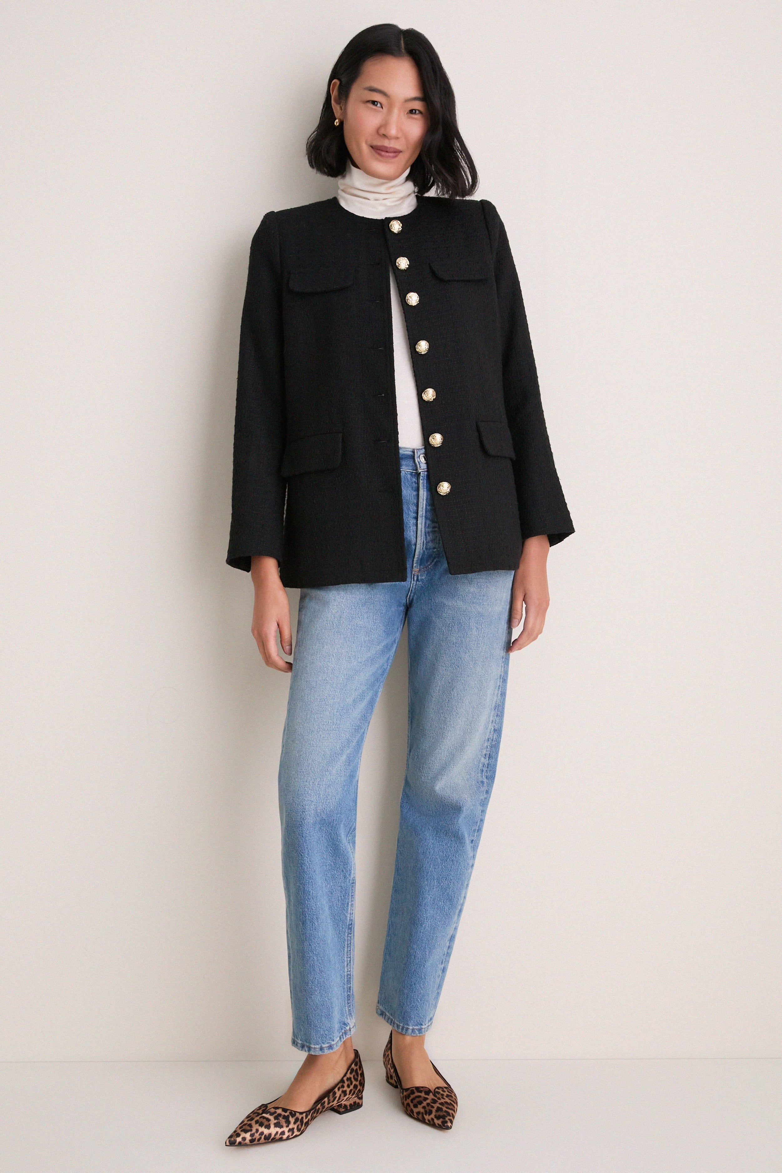 Black Tweed Jennings Jacket | Pomander Place