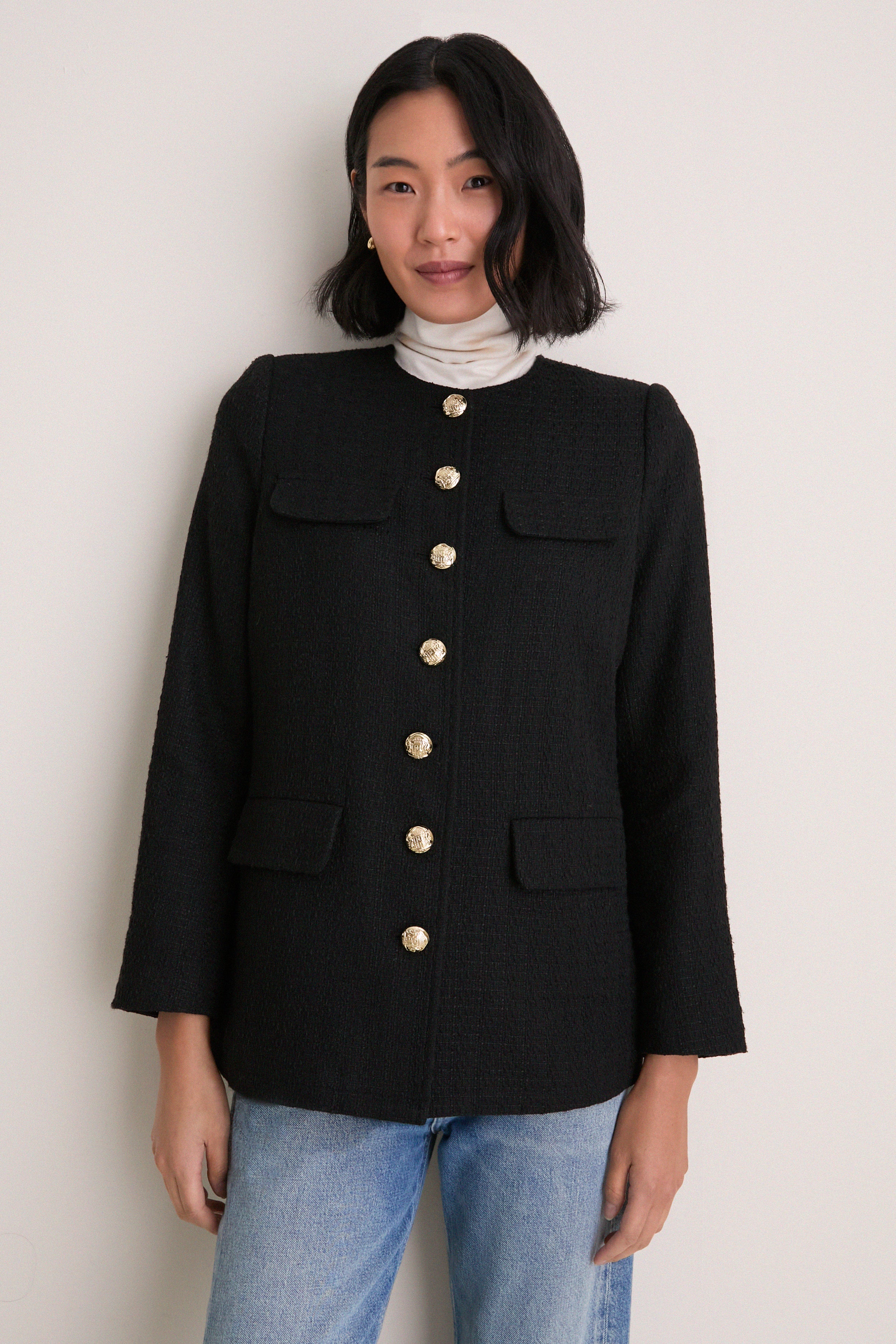 Black Tweed Jennings Jacket | Pomander Place | Tuckernuck