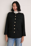 Black Tweed Jennings Jacket