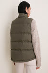 Olive Green Inez Puffer Vest