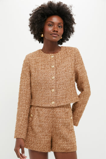 Tan Tweed Keller Jacket