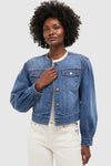 Denim Cropped Stella Jacket
