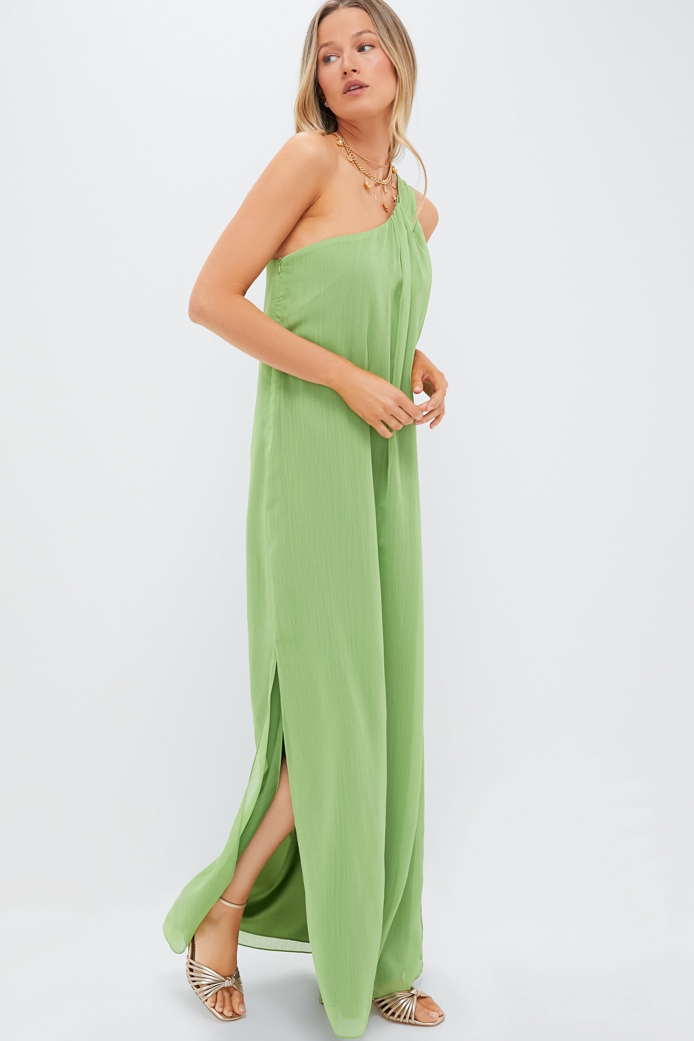 Pistachio Green Soleil Gown | Pomander Place Pistachio Green Soleil Gown | Pomander Place