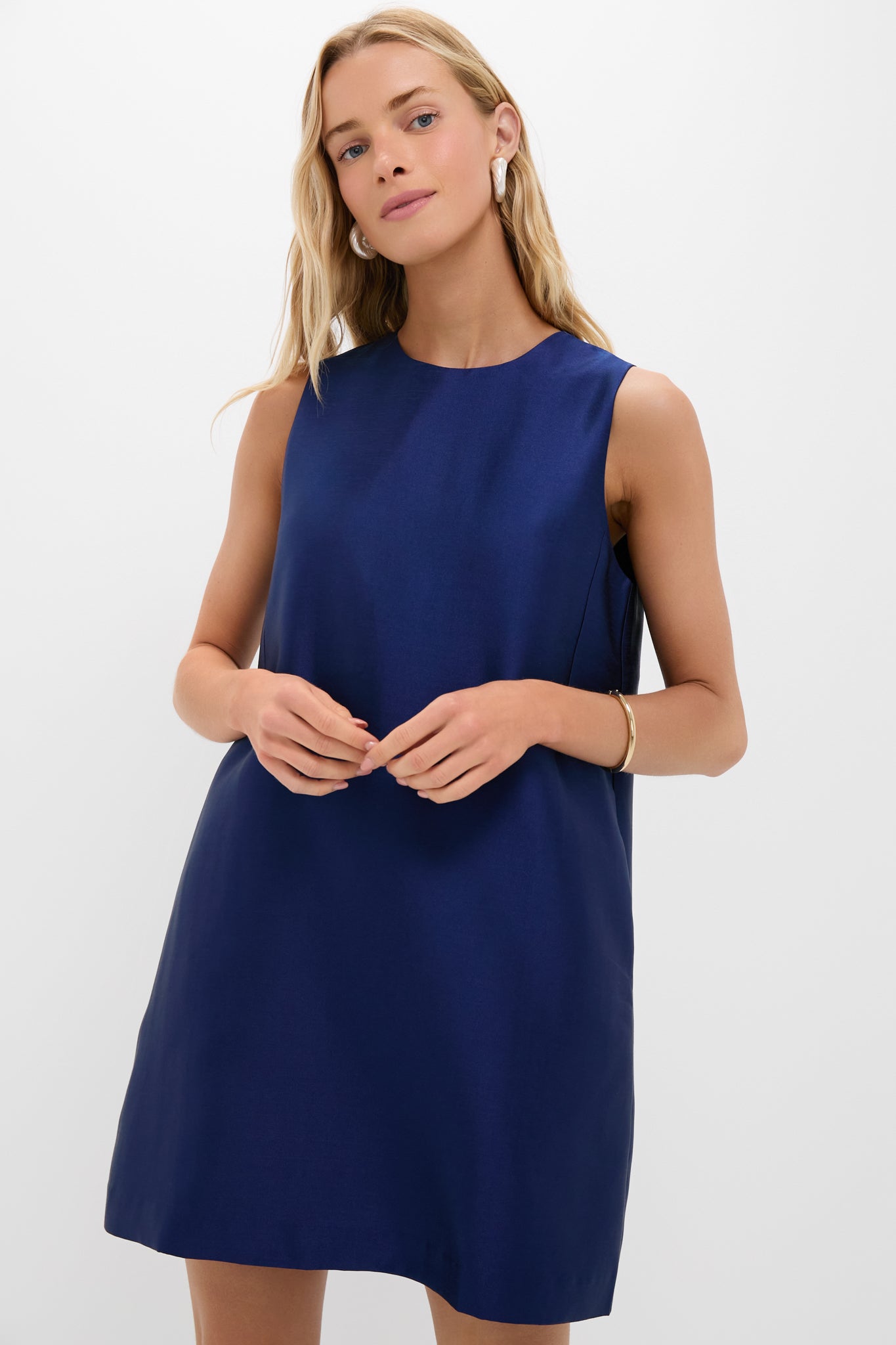 Sleeveless Navy Blue Shift Dress Frame Relaxed Shift Dress Women's Dresses Kit And Ace Sleeveless Navy Blue Shift Dress Frame Relaxed Shift Dress Women's Dresses Kit And Ace