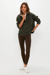 Olive Bamburgh Fleece Pullover