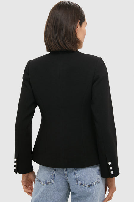 Black Suzette Sportswear Jacket