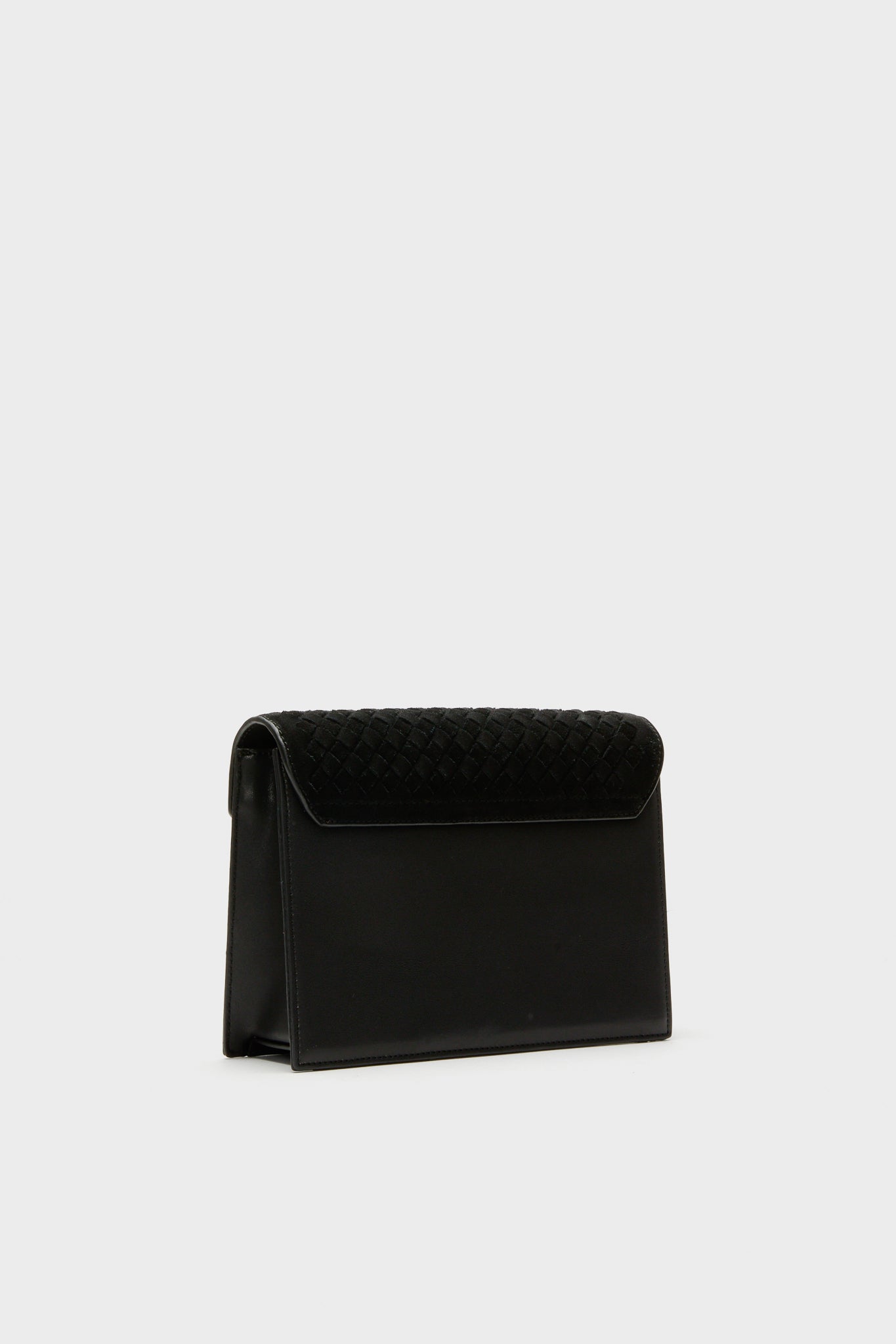 Black Leather Stevie Crossbody