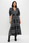 Exclusive Aces Wild Black Palmer Dress