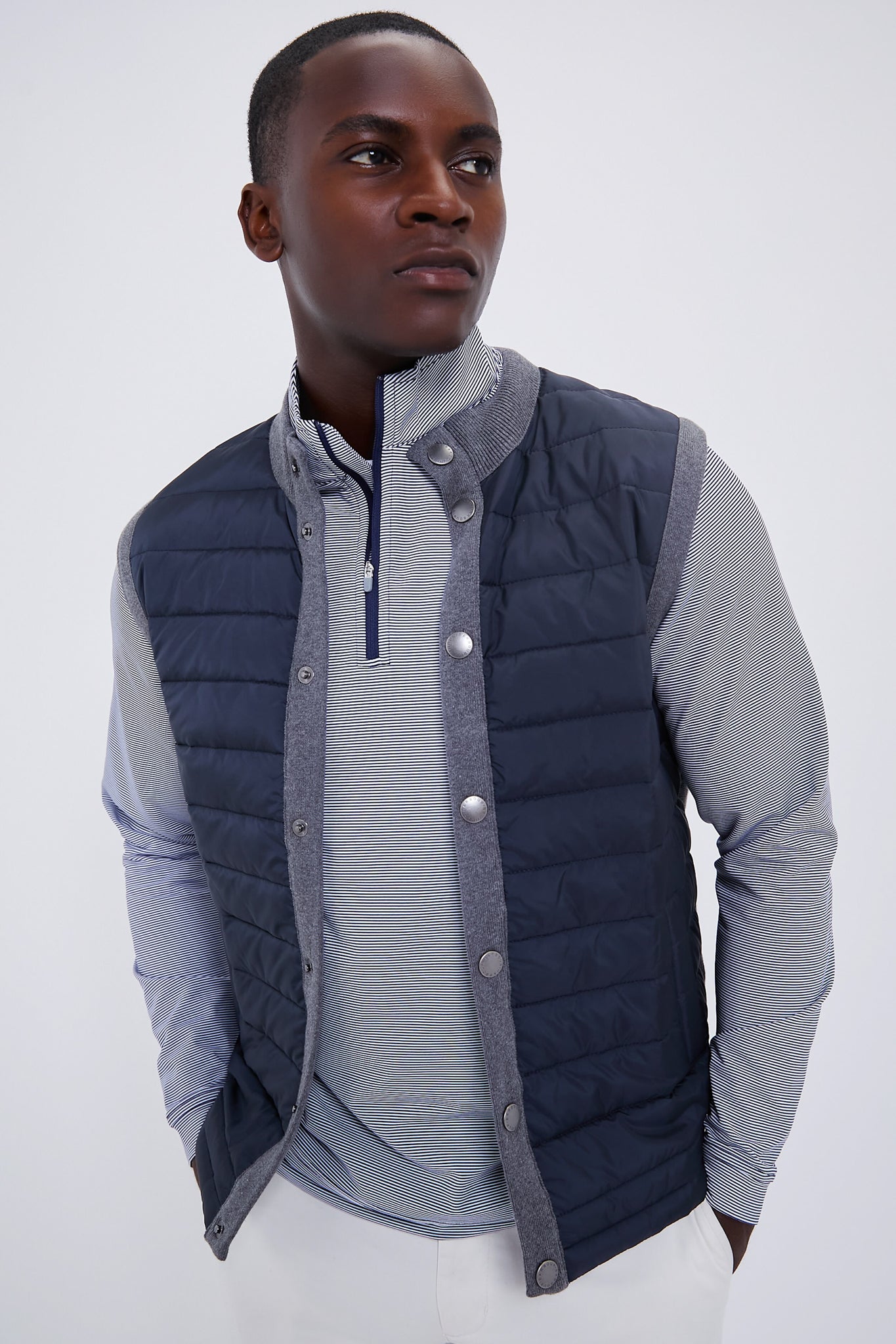 Fashion barbour gilets grey