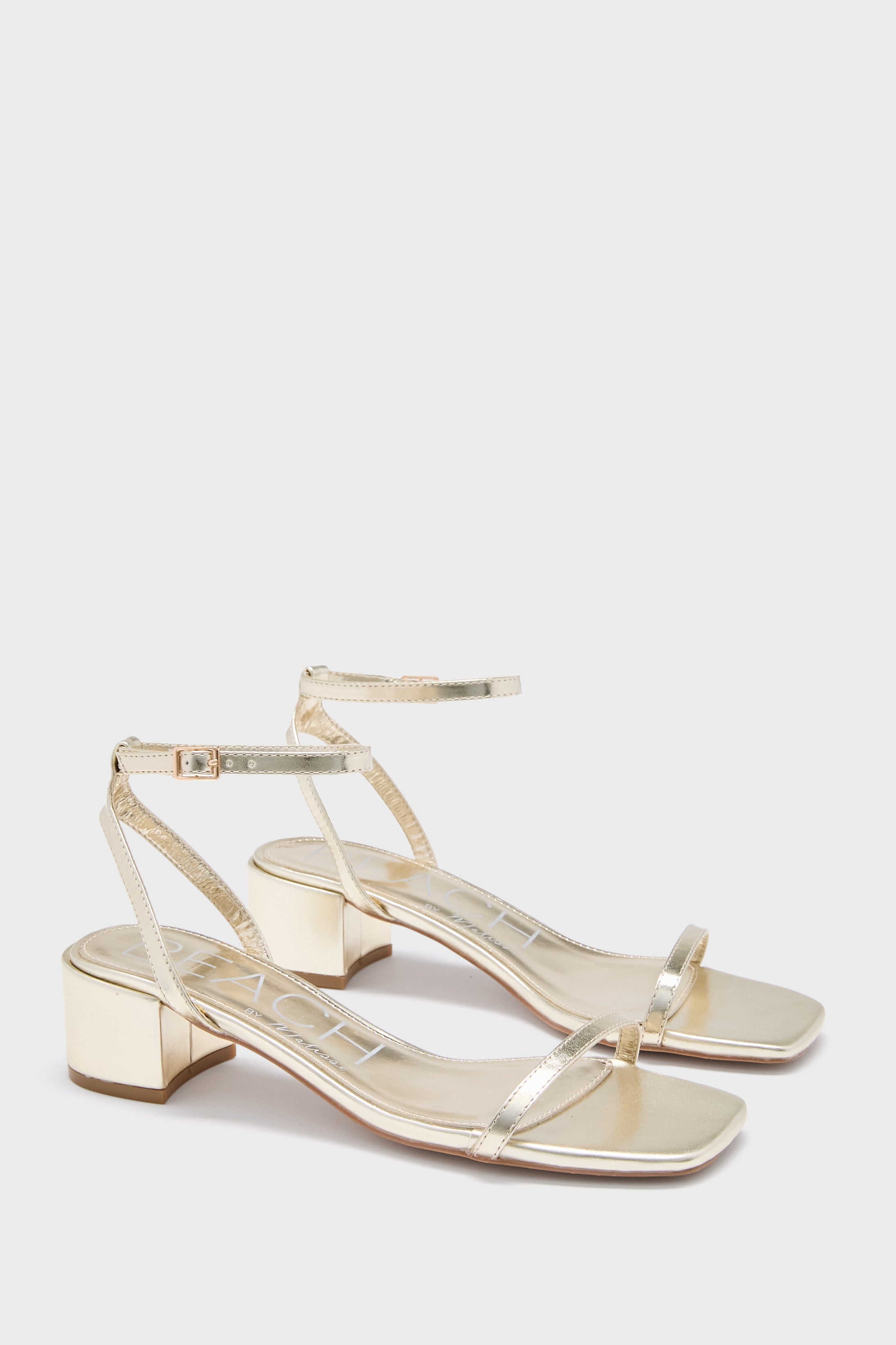 Gold Bella Heels