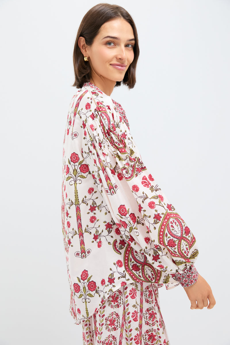 Gardenia Ceres Long Sleeve Smock Shirt