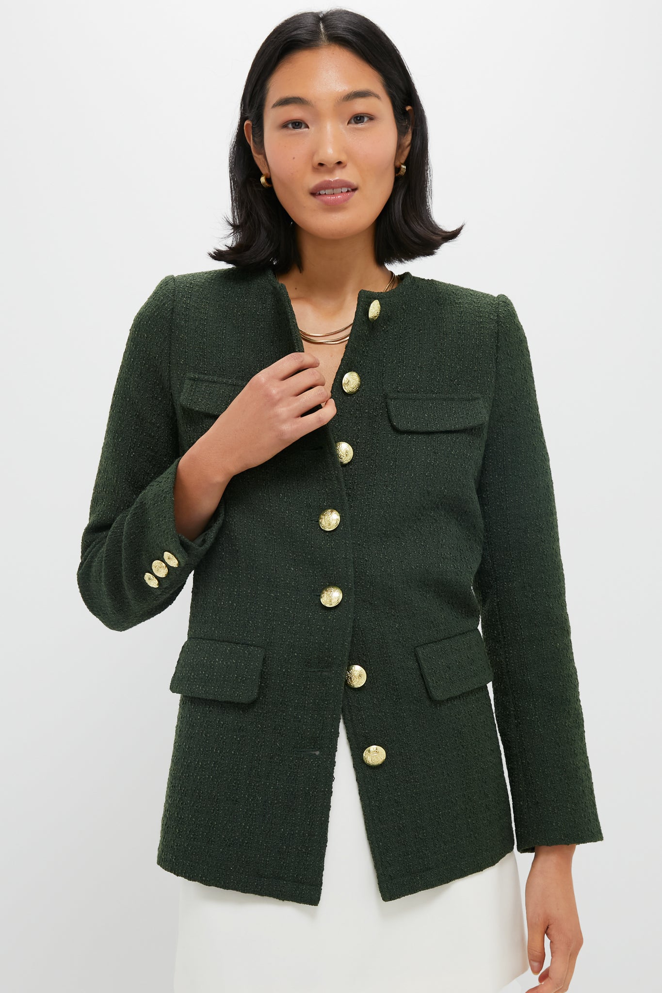 Olive Tweed Jennings Jacket | Pomander Place