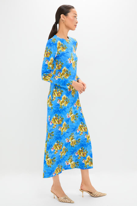 Riptide Long Sleeve Swing Dress